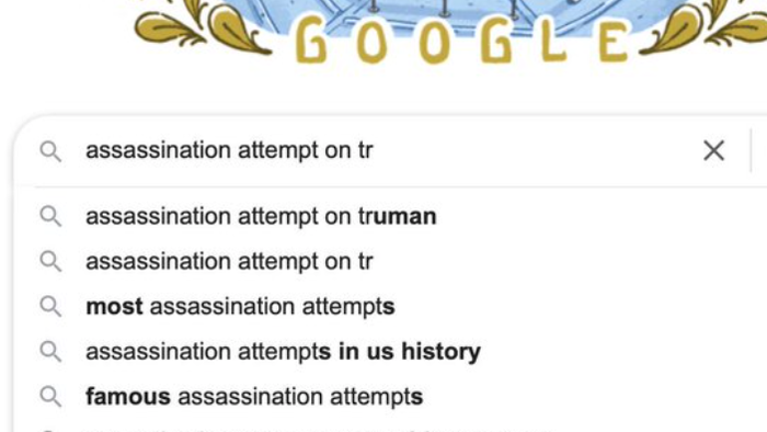 NextImg:Election Interference? Google Omits Autocomplete Search Results For Failed Trump Assassination