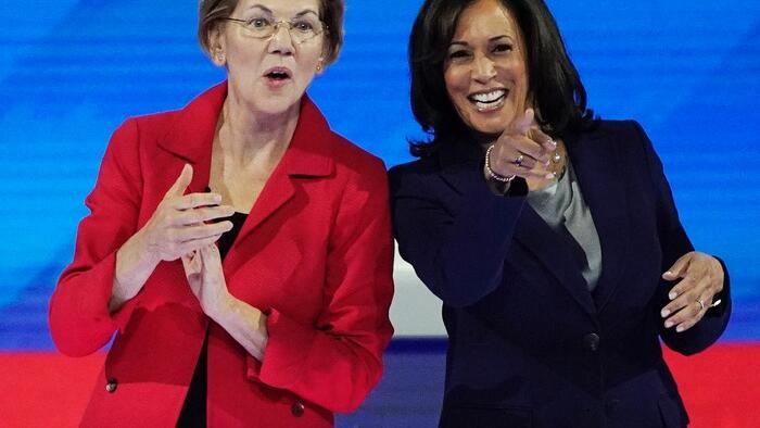 NextImg:Good News (For Republicans): Warren Supports Kamala Harris If Biden Drops Out