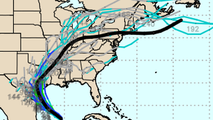 NextImg:Beryl Churns In Gulf Of Mexico With Crosshairs On Texas