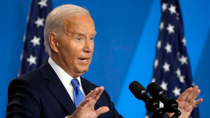 NextImg:A Defiant Biden Vows To Press On As Top Democrats, Donors Freak Out Over "Path Forward"