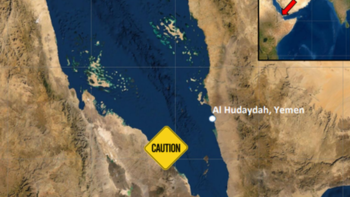 NextImg:Suspected Houthi Boat Drone "Collided" With Merchant Vessel In Southern Red Sea