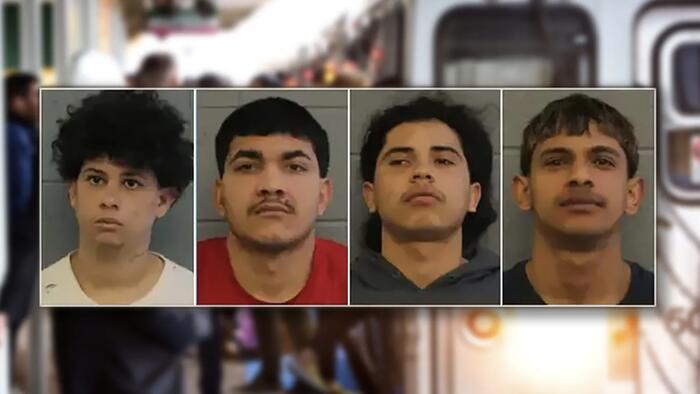 NextImg:Four Venezuelan Migrants Choked, Robbed Man On Chicago Train In February, Newly Released Video Shows