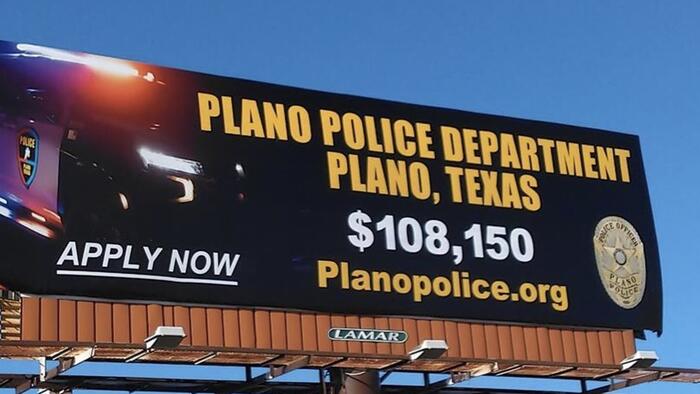 NextImg:Police Departments Advertise Six Figure Salaries , Better Quality Of Life, To Lure New Recruits