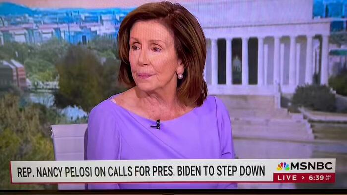 NextImg:Pelosi Shift In Tone Suggests She's About To Close Out Biden Long