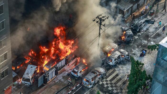 NextImg:Bangladesh Issues 'Shoot-On-Sight-Order' As Deadly Student-Led Protests Spiral