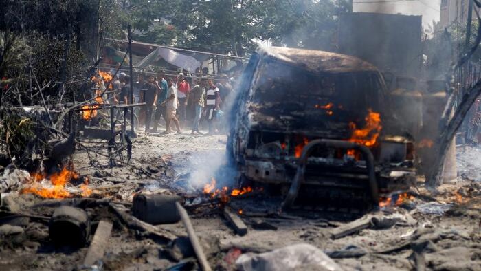 NextImg:At Least 90 Dead In Israeli Strike On Gaza Tent Camp Targeting Hamas Oct.7 Mastermind