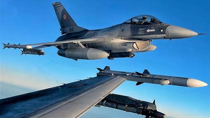 NextImg:Romania Scrambles Fighter Jets Amid Russian Attacks Near Its Border