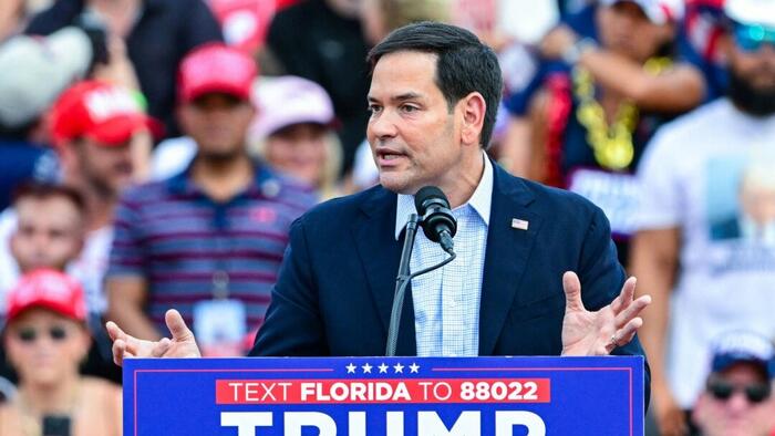 NextImg:Trump Puts Spotlight On Rubio At Florida Rally Amid VP Speculation