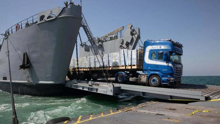 NextImg:Senator Blasts "National Embarrassment" As Biden Ends Gaza Floating Pier Mission
