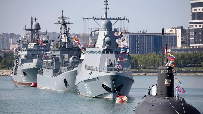 NextImg:Russia Warns It Sees 'Concentrated Presence' Of NATO Warships In Black Sea