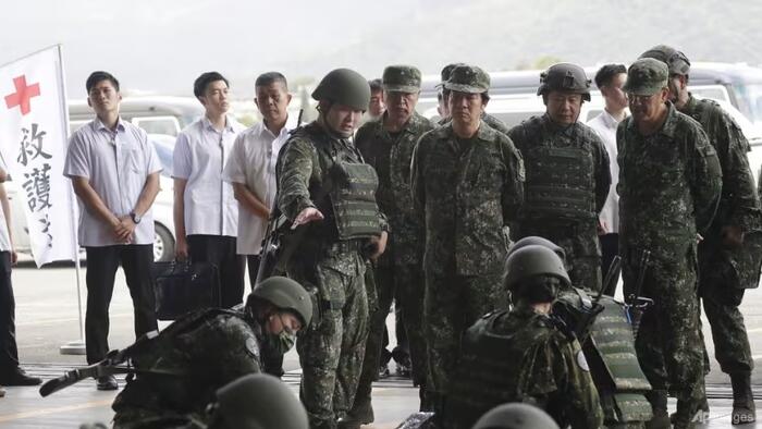 NextImg:Taiwan Live-Fire Exercises Aimed At China Muted By Typhoon