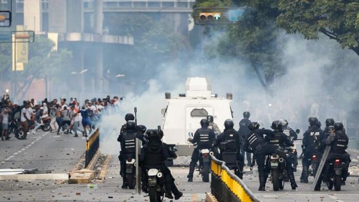 NextImg:Venezuela Election Protests Spread As Maduro Claims US-Backed 'Color Revolution' Driving Mayhem