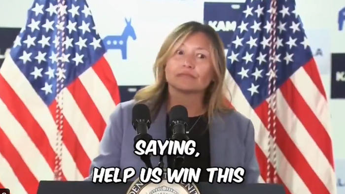 NextImg:Proof Of Life? Biden 'Phones In' During Harris Campaign Event