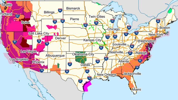 NextImg:150 Million Americans Under Weather Alerts As "Potentially Historic Heatwave" Tests Major Power Grids
