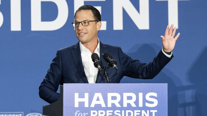 NextImg:'Accidentally Posted' Campaign Ad Suggests Harris To Pick Shapiro For VP
