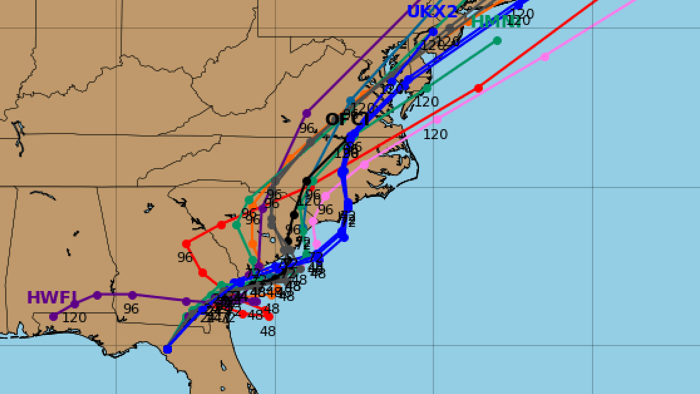 NextImg:Governors In 3 States Declare Emergencies As Hurricane Debby Pounds Florida And Threatens East Coast