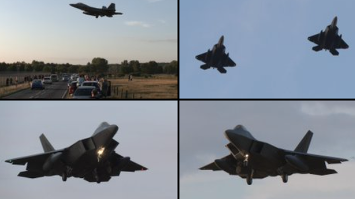 F-22 Raptors in Middle East