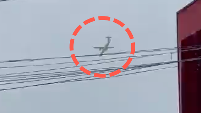 NextImg:Dramatic Footage Shows Passenger Plane Crashing In Brazil