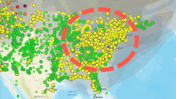 NextImg:Canadian Wildfire Smoke Pours Into US Northeast