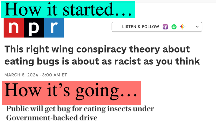 NextImg:Bug Diets, Once Labeled 'Conspiracy Theory' By MSM, Now Becomes Fact After UK Gov't Backs 'Sustainable' Food