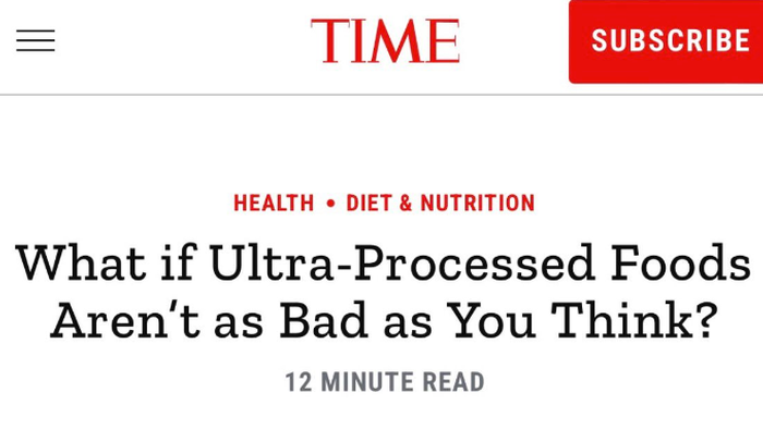 NextImg:Days After RFK Jr. Declares War On Big Food, Time Mag Gaslights Readers On Junk Food