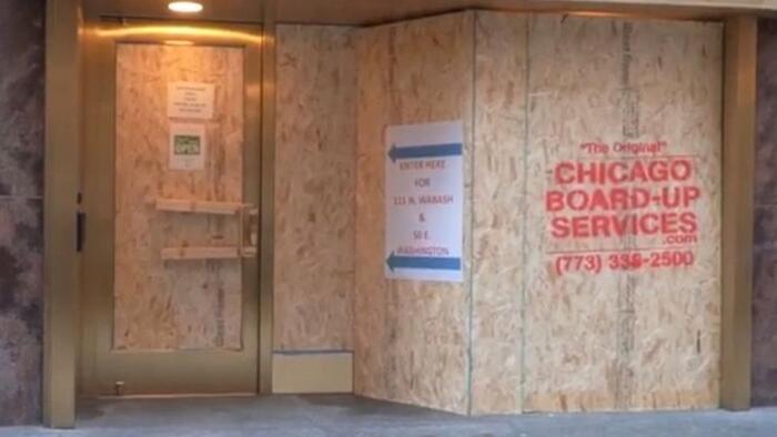 NextImg:"Make It Great Like '68": Chicago Businesses Board Up As Protesters Threaten To Shut Down DNC