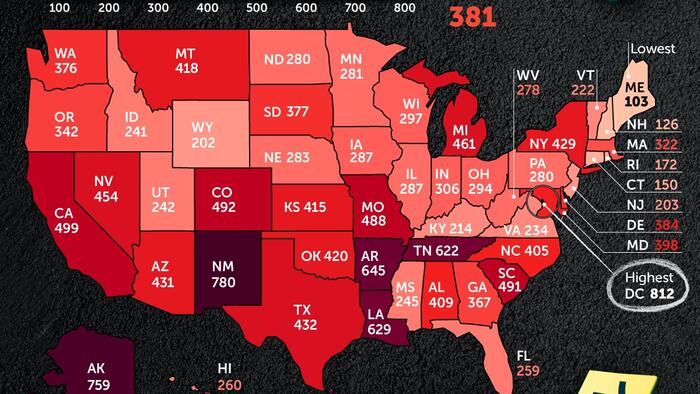 NextImg:Which US States Have The Highest Violent-Crime Rates?