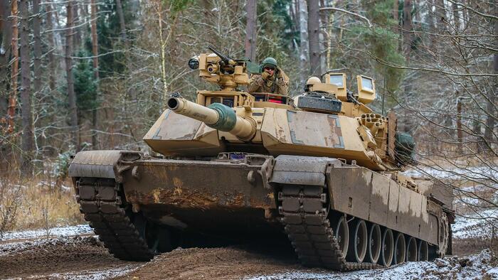 NextImg:Russia's Military Says It Destroyed US M1 Abrams Tank In Kursk