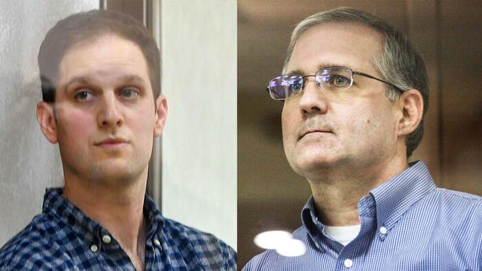NextImg:WSJ's Evan Gershkovich & Ex-Marine Paul Whelan Freed By Russia In Major Prisoner Swap With US