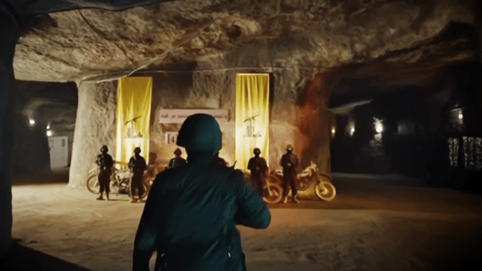 NextImg:Watch: Hezbollah Reveals Massive Underground Missile Base