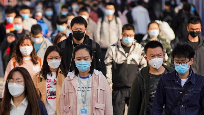 NextImg:China's CDC Reports New COVID-19 Cases Hit Nearly 20 Percent