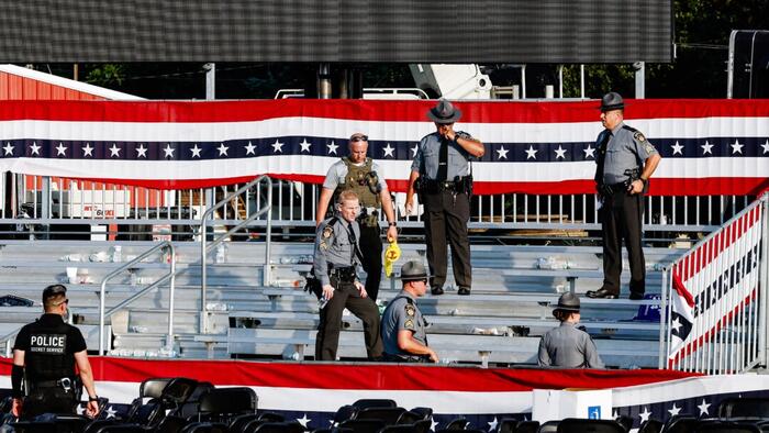 NextImg:Local Cop, Not Secret Service, Shot Trump Rally Shooter First