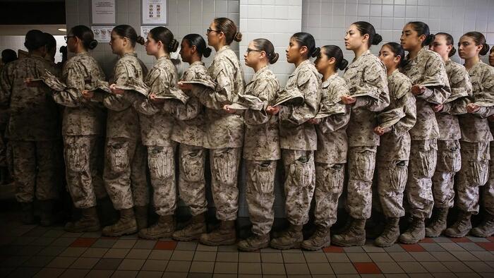 NextImg:Defense Budget Talks Reignite Debate Over Military Draft For Women