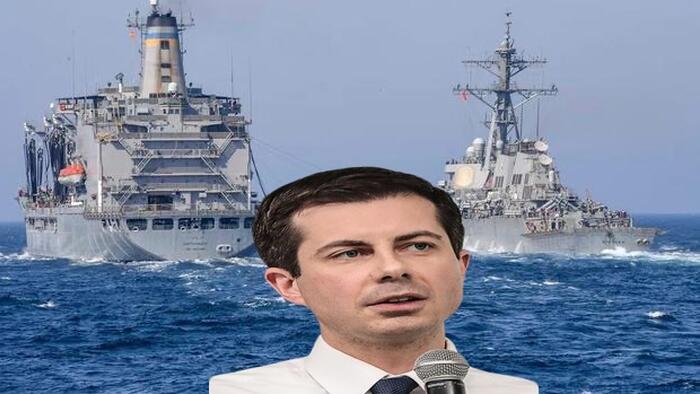NextImg:Another Pete Buttigieg Failure? Merchant Marine Manpower Deficit Sidelines 17 Support Ships For Wartime