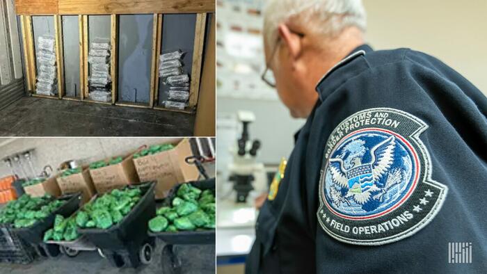 NextImg:CBP Agents Snag Record $48 Million In Meth Hidden Inside Lettuce Shipment At Southern Border