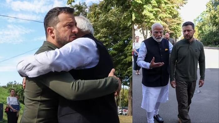 NextImg:India's Modi Urges Zelensky To The Negotiating Table In Historic First Ukraine Visit