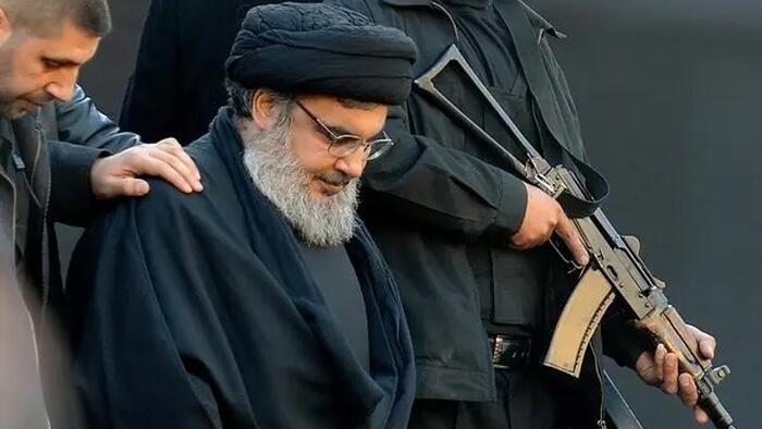 NextImg:Hezbollah Chief Vows 'New Phase' Of War During Slain Commander's Funeral