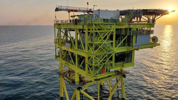 NextImg:Ukraine Says It Hit & Destroyed Russian Offshore Gas Platform In Black Sea