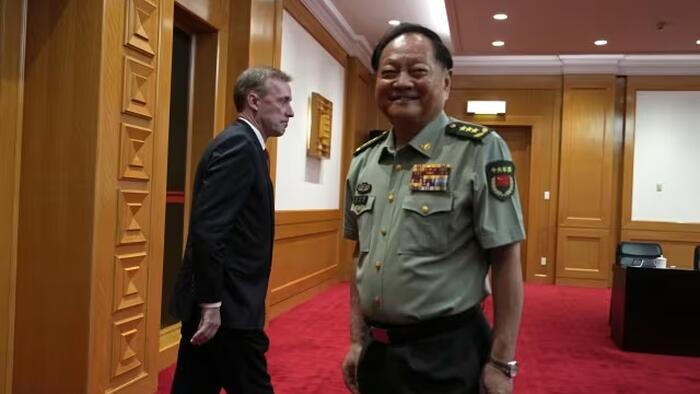 NextImg:PLA Will 'Reunify' Taiwan: Chinese General Confronted Sullivan Just Before Surprise Xi Meeting