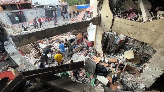 NextImg:EU's Borrell Says 'No Justification For These Massacres' After Israeli Strike Kills Nearly 100 Gazans