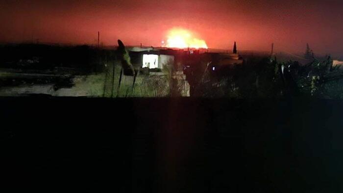 NextImg:Israel Attacks Airbase In Central Syria Known To House Russian Troops