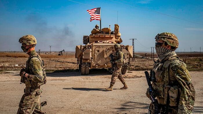NextImg:Damascus Calls On Occupying US Forces To stop Bombing Syrians, Leave The Country