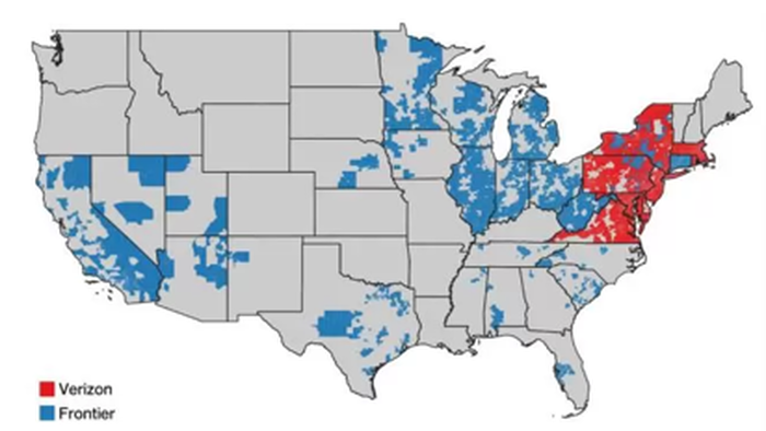 NextImg:Verizon To Buy Frontier Communications For $20 Billion In Major Nationwide Fiber Network Expansion