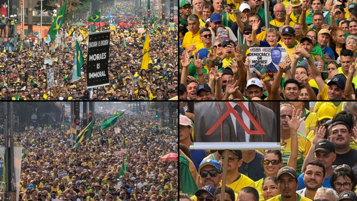 NextImg:Bolsonaro Leads Massive Free Speech Protest In Brazil After Supreme Court Bans X