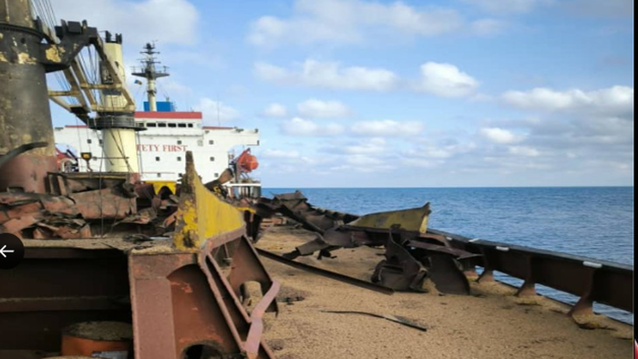 NextImg:"Wheat & Food Security" At Risk After Russian Missile Hits Ukrainian Grain Ship In Black Sea