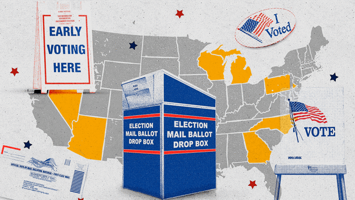 NextImg:Early Voting, Mail-In Ballots, And Drop-Boxes: The Rules In Each Battleground State