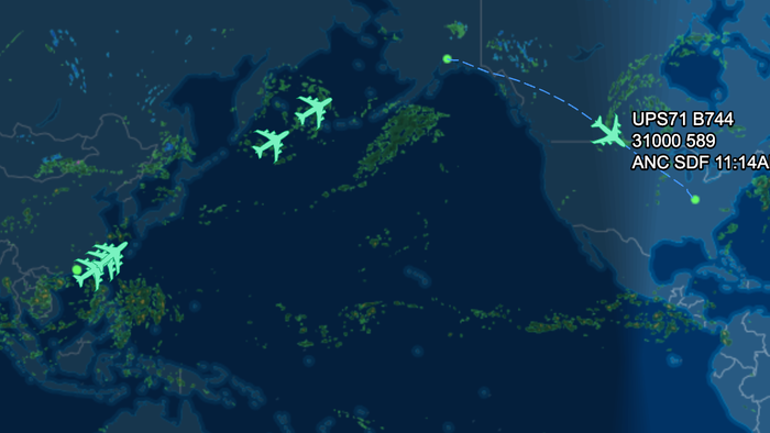 NextImg:Track Live: UPS Jumbo Jets Loaded With iPhone 16s Head To America