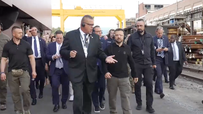NextImg:Zelenskyy Begins Busy US Week With Tour Of Pennsylvania Ammo Plant