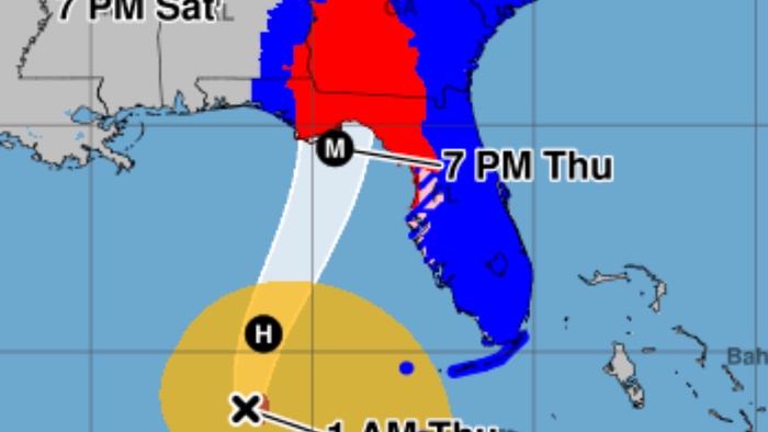 NextImg:Hurricane Helene Becomes 'Nightmare' Storm With 'Unsurvivable' Storm Surge Ahead Of Florida Landfall 