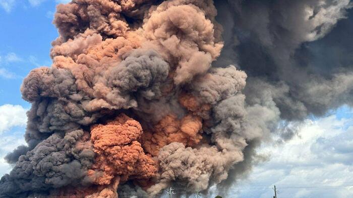 NextImg:Massive Fire Engulfs Atlanta-Area Chemical Plant, Evacuations Underway